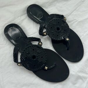 Jack Rogers Georgica Jelly Flat Thong Flip Flop Sandals size 7